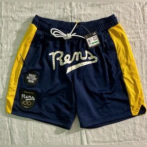 Puma Rens 100 Short Mens size L reversible Blue‎ Casual Athletic 62512101 NWT